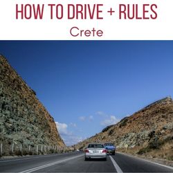 Driving in Crete rules tips