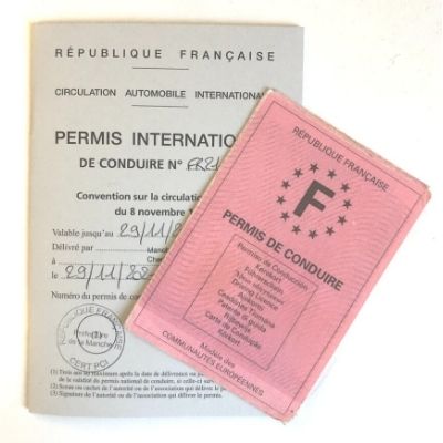 Driving license international driving permit