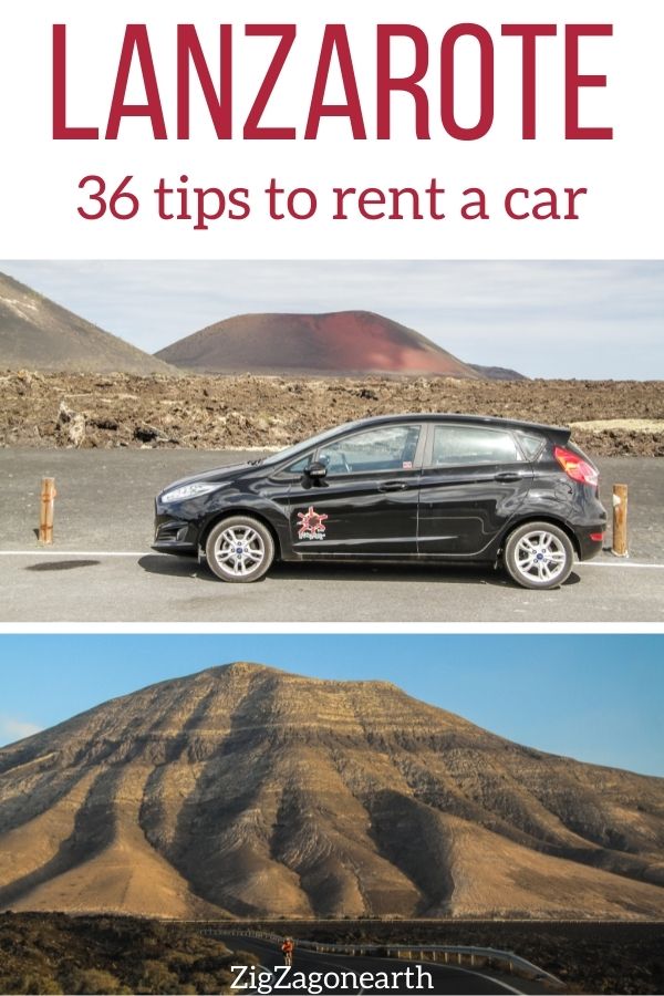 Renting a car Lanzarote tips Pin