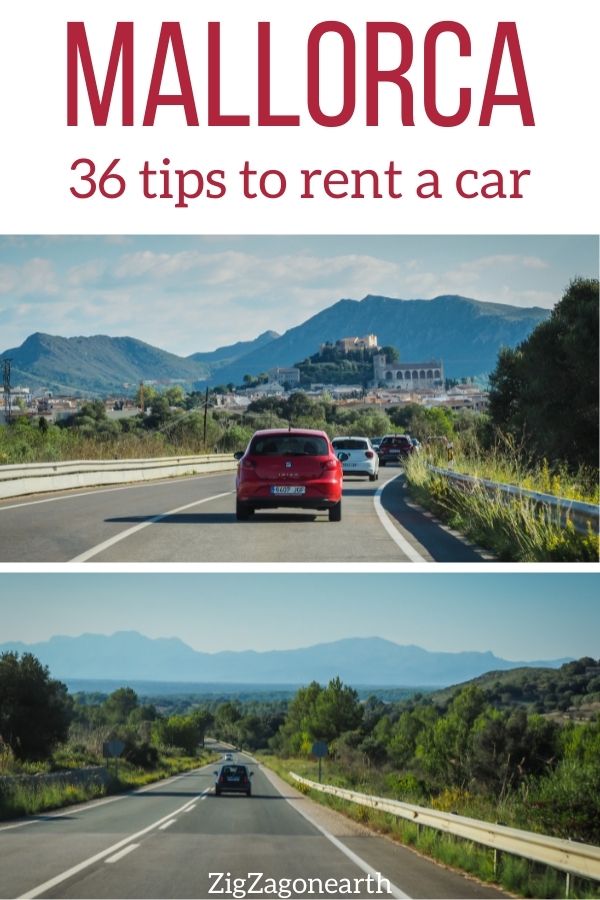 Renting a car Mallorca tips Pin