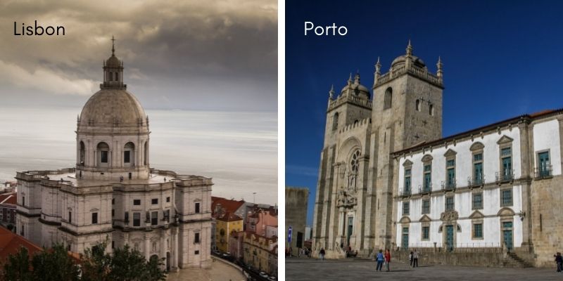 Lissabon of Porto
