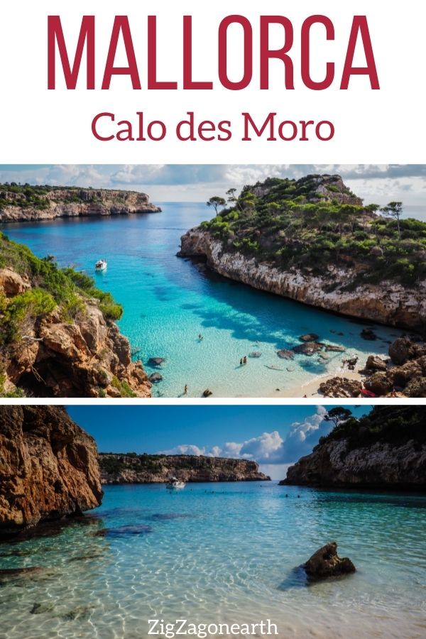 Calo des Moro beach Mallorca Pin