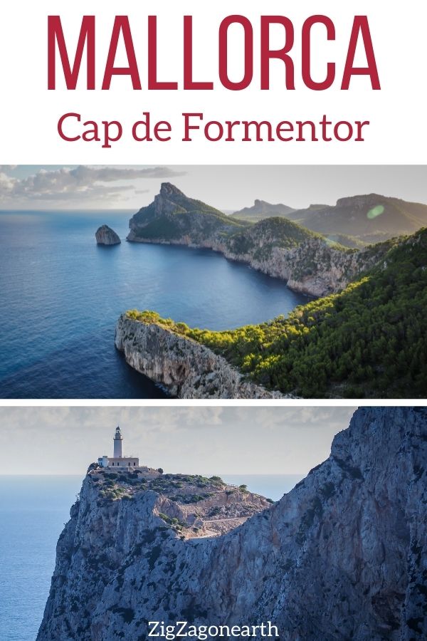 Cap de Formentor Mallorca road beach lighthouse Pin