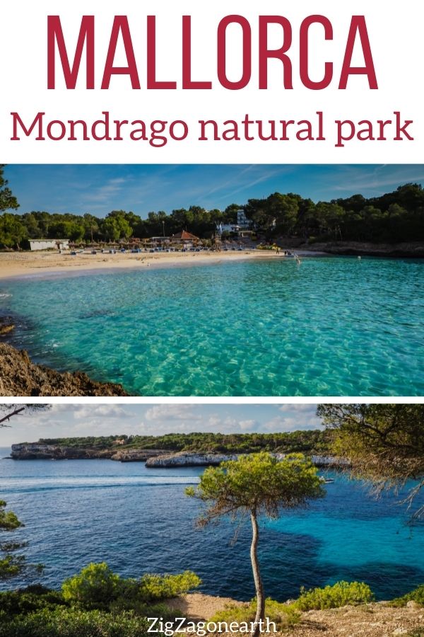 Mondrago natural park Mallorca beaches hikes Pin
