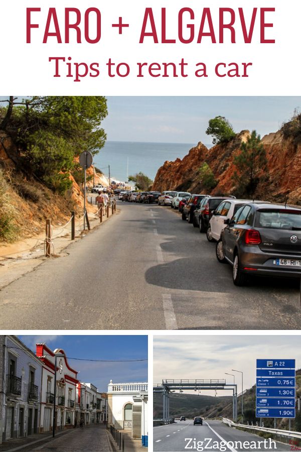 Renting a car Faro Algarve tips reviews Pin