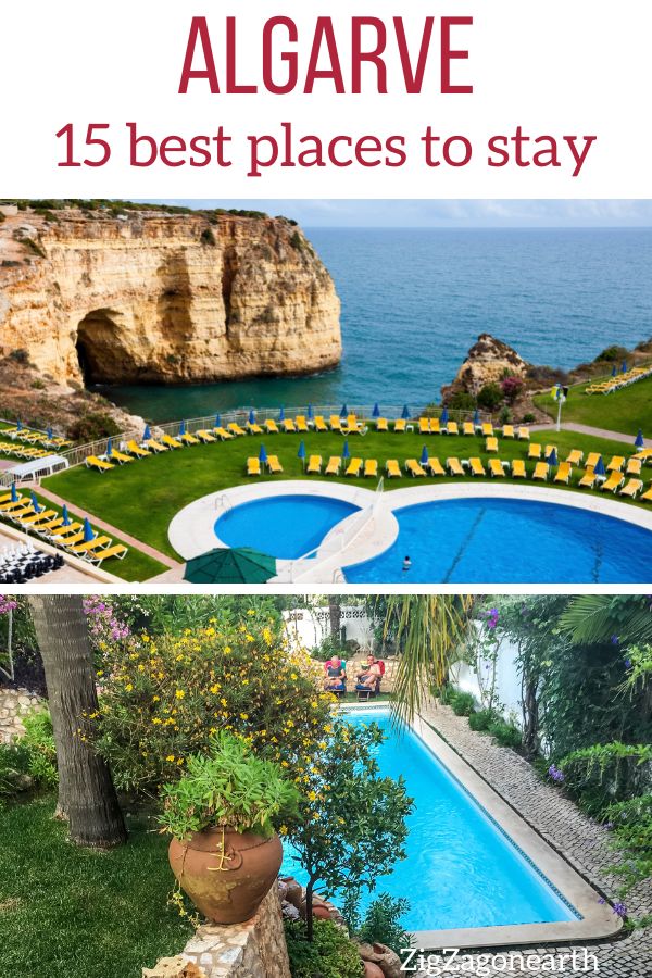 Where to stay in Algarve best places Pin