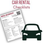 what to check when renting a car checklist rental vehicle