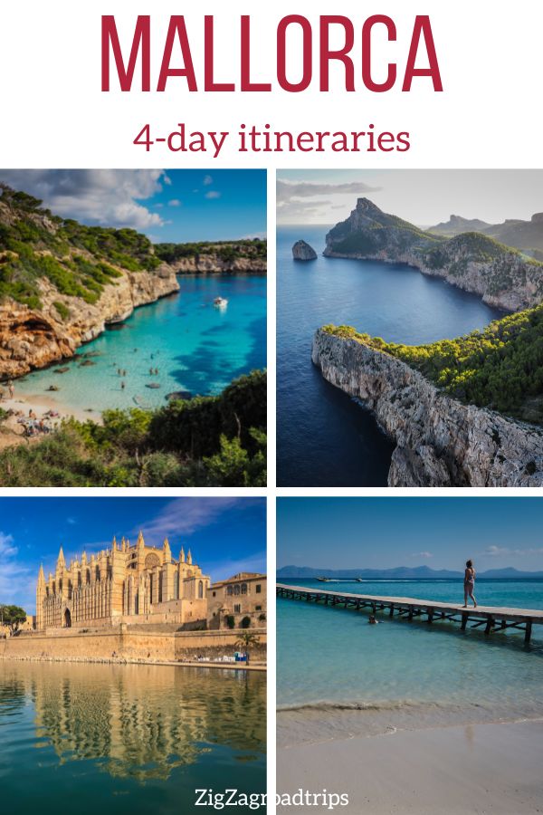 4 days in Mallorca itinerary Pin