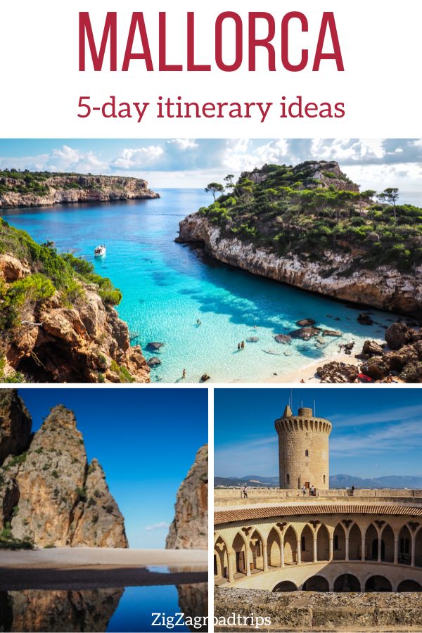 5 days in Mallorca itinerary Pin