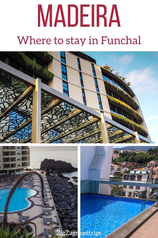 Where to stay in Funchal best hotels pin