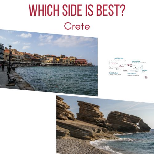 Which side of Crete is best East West North South