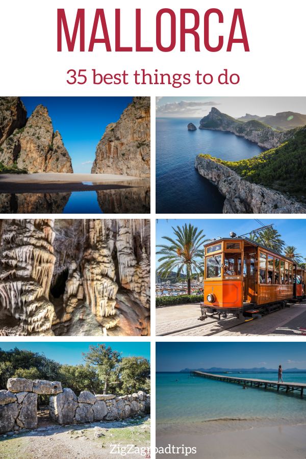 best things to do in Mallorca attractions activities pin