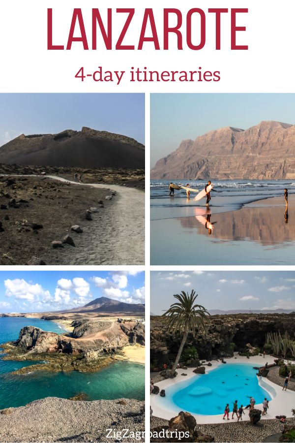 4 days in Lanzarote itinerary