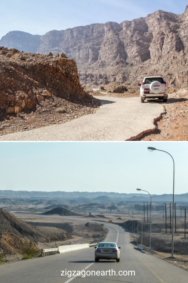 een auto huren in Oman