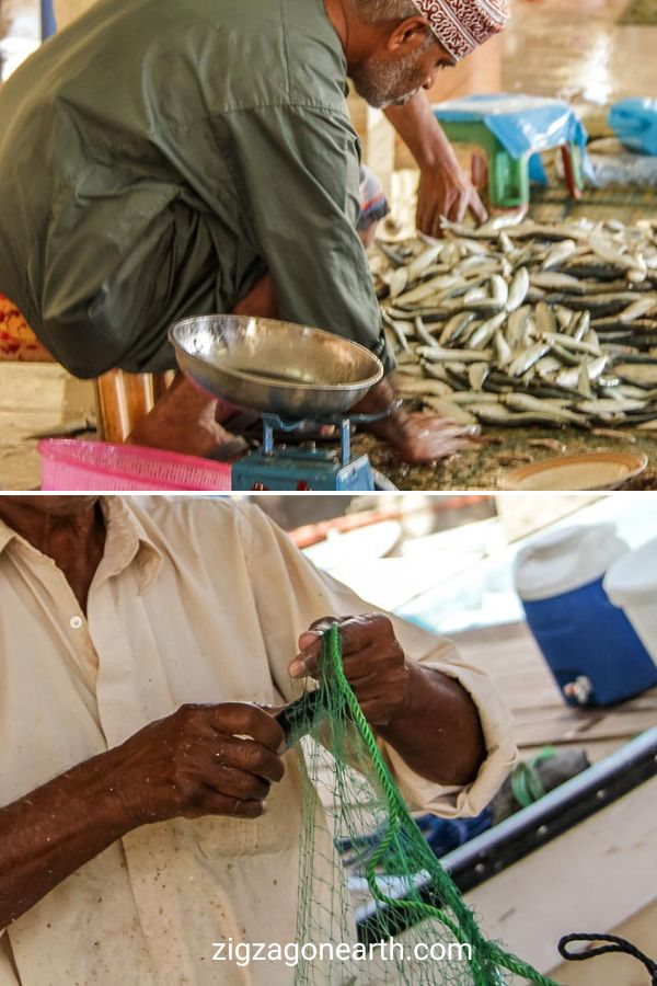 Mercado de peixe de Muscat