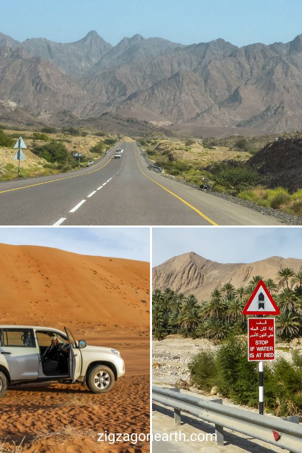 Wegen rijden in Oman Reizen