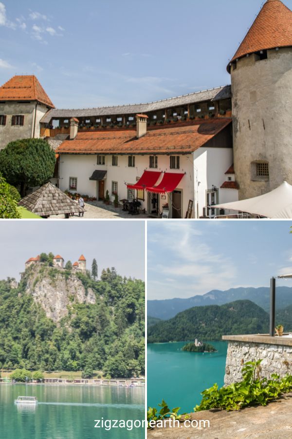 Pin Castello del lago di Bled Slovenia Viaggio - Slovenia Castello di Bled