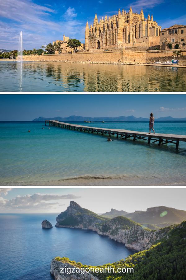 2 eller 3 dage på Mallorca rejseplan weekend Pin