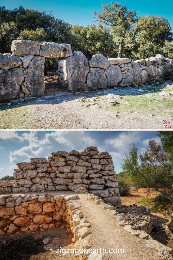 talayots Mallorca ruiner arkeologiska platser Pin
