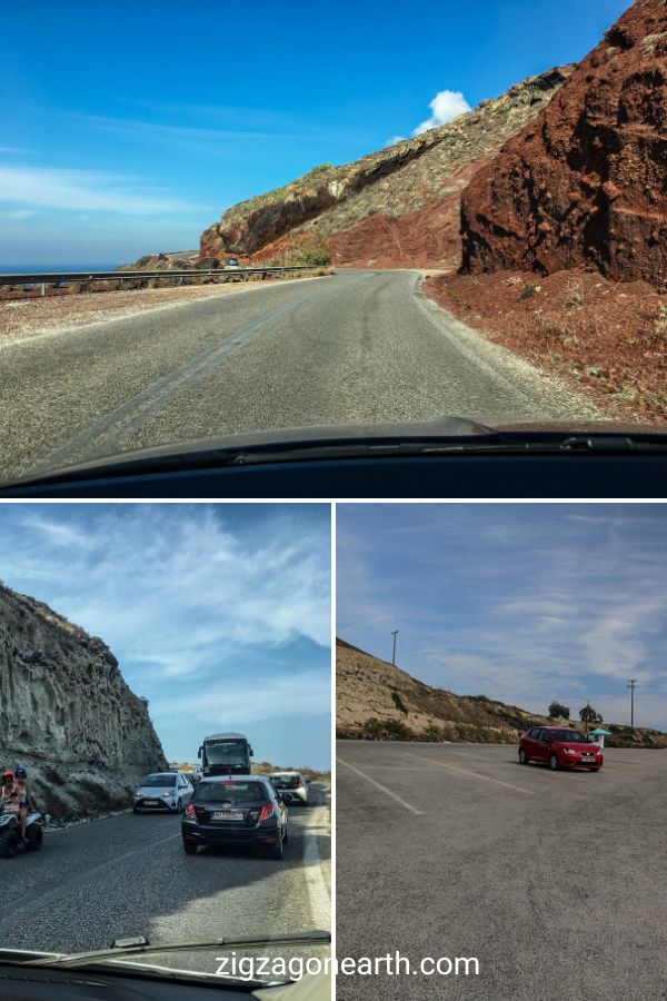 Como alugar um carro em Santorini