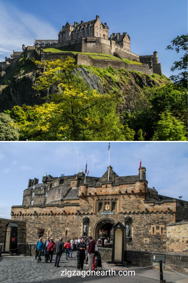 Besök Edinburgh Castle Skottland