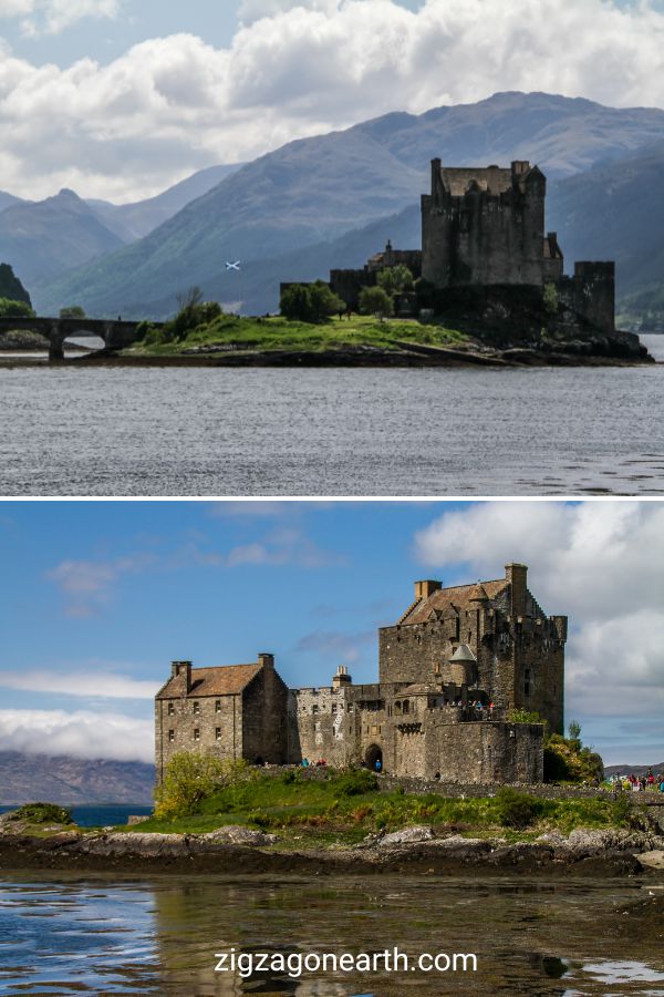 Eilean Donan Castle Skottland - Eilean Donan Loch Duich Skottland