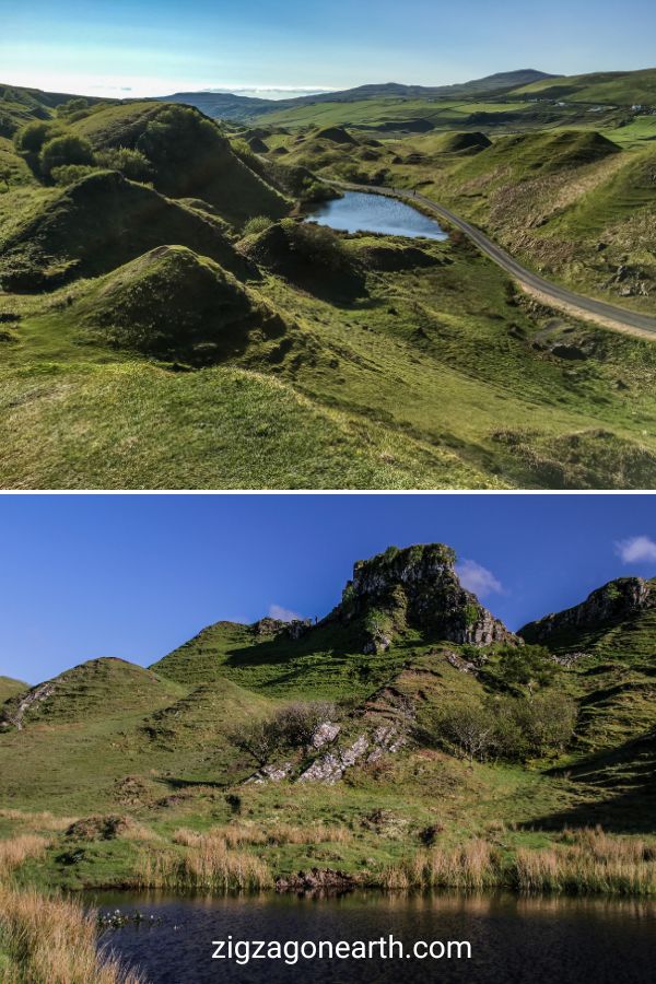 de Fairy Glen Isle of Skye Schotland