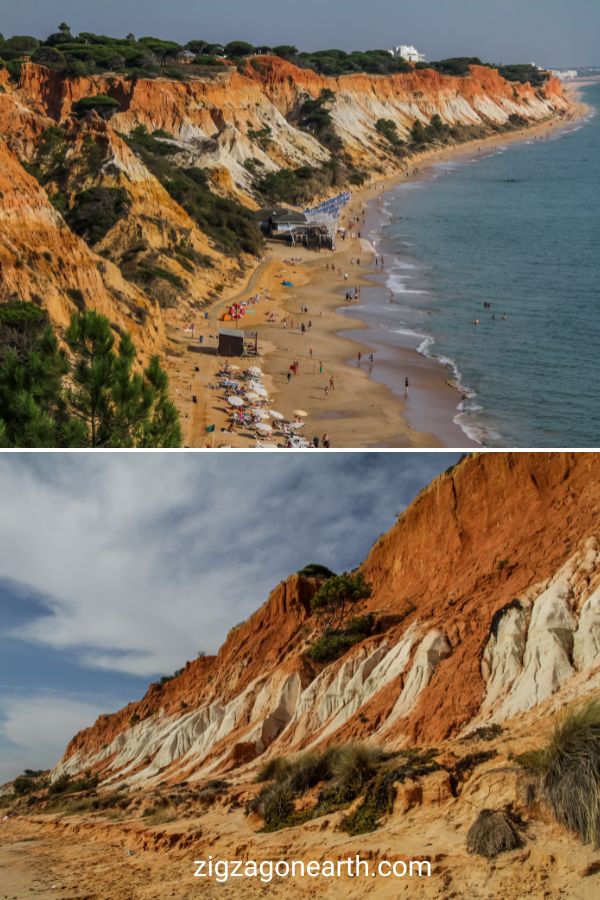 Praia da Falesia Algarve - Falesia strand Portugal