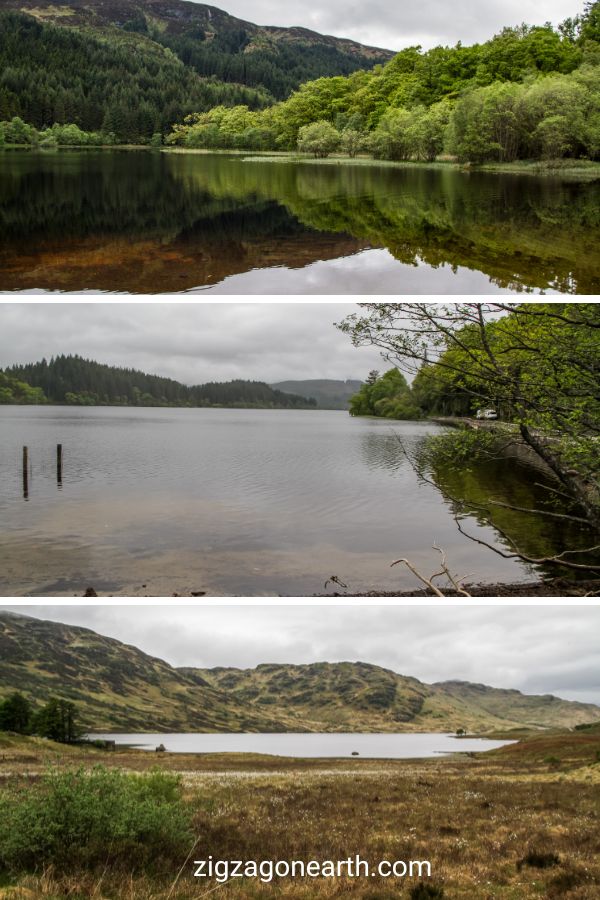 Loch Arklet, Loch Chon e Loch Ard