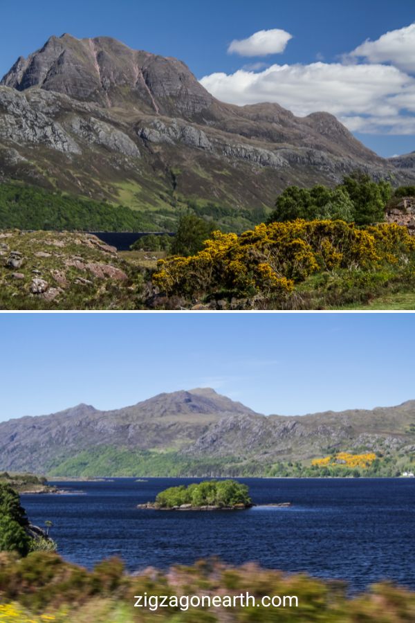 Miradouros de Loch Maree Escócia Beinn Eighe