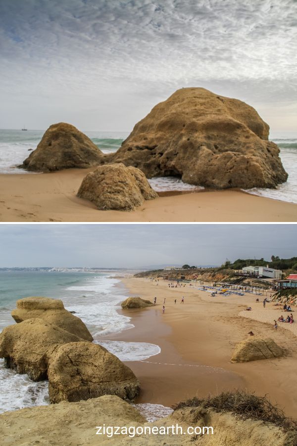 Praia da Galé Algarve Portugal Guia de viagem - Algarve praia Pinterest