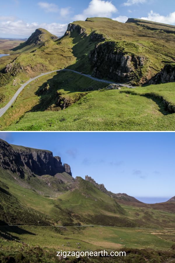 Quiraing Skye Bjergpas udsigtspunkt