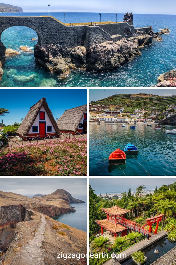 besøg Madeira 10 dage rejseplan pin