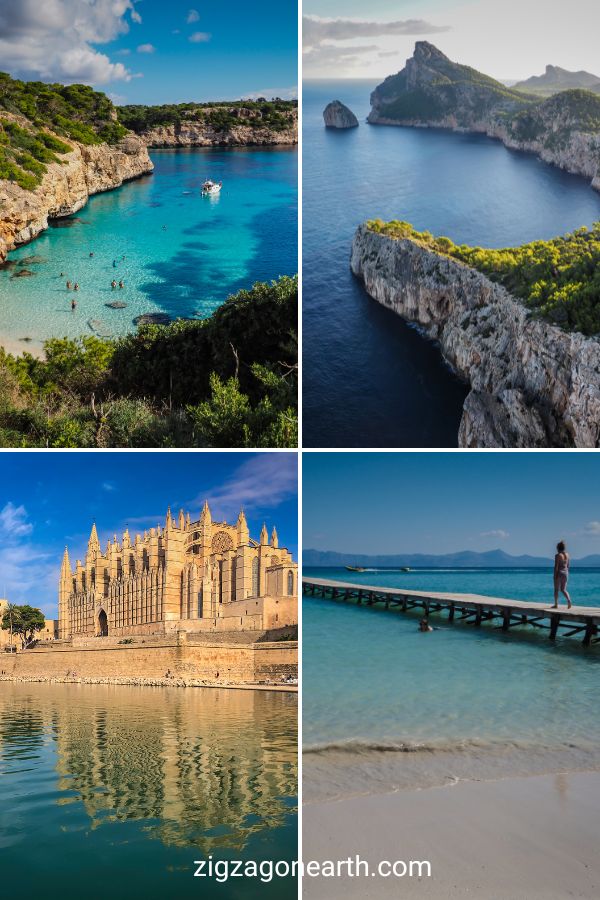 4 dage på Mallorca rejseplan Pin