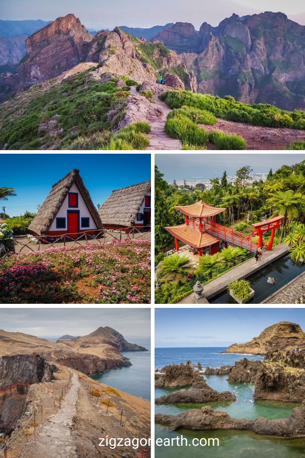 Besøg Madeira 5 dage rejseplan pin