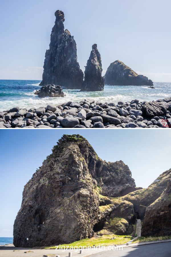 Praia Ilheus da Ribeira da Janela Madeira Pin