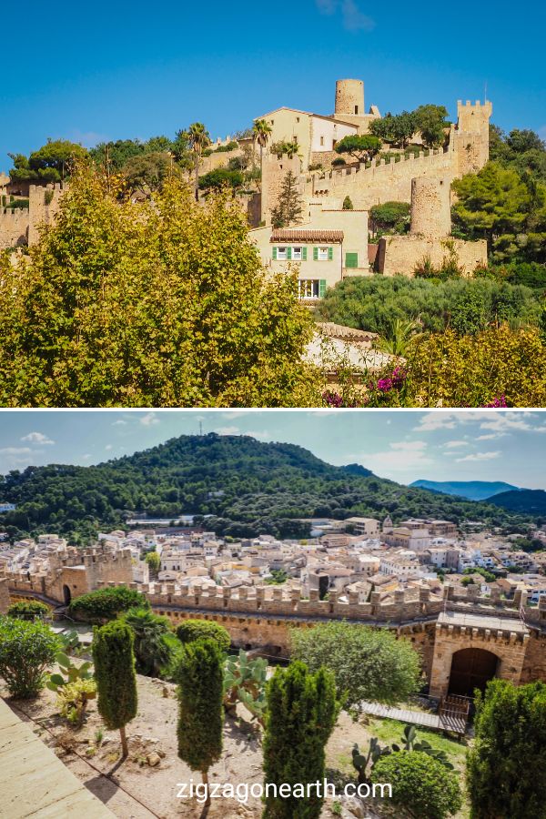 Sevärdheter i Capdepera Mallorca Capdepera Castle Pin