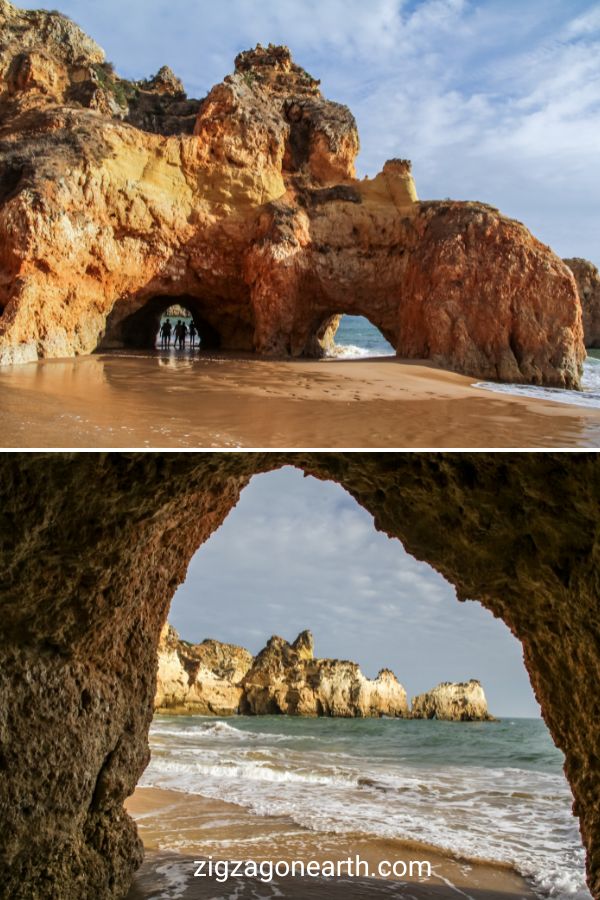 Praia dos Tres Irmaos Strand Algarve Portugal Reizen