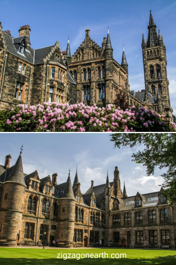 universiteit glasgow architectuur gebouw schotland