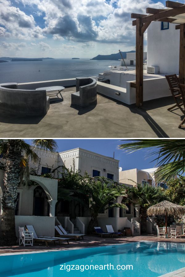 Var man kan bo i Santorini