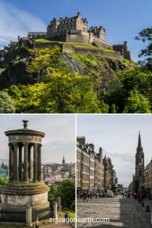 bezienswaardigheden Foto's van Edinburgh Schotland reizen