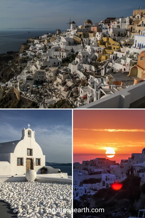 bedste seværdigheder i Oia Santorini Rejser