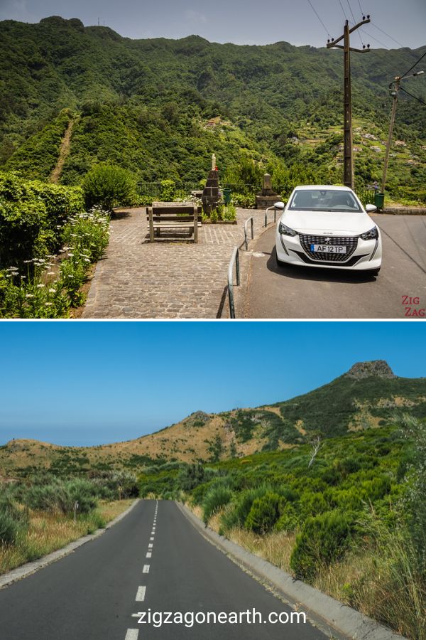 guida a Madeira noleggio auto Suggerimenti Pin