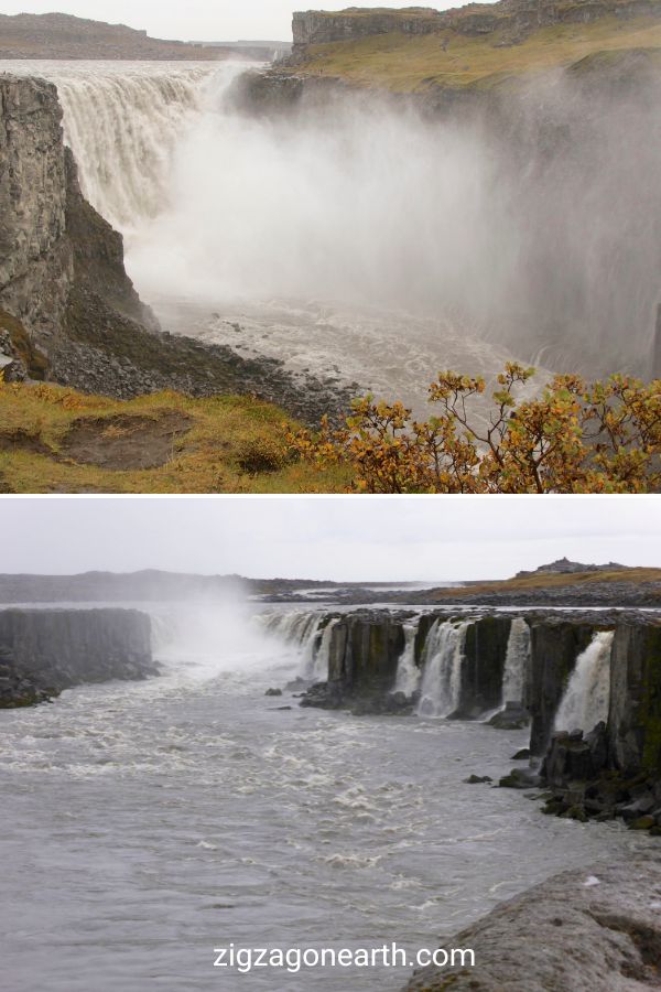 Cascata de Dettifoss e Selfoss