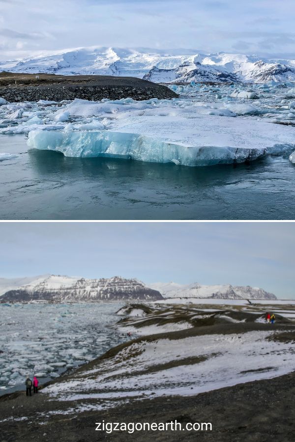 Jokulsarlon in de winter - Lagune en diamantstrand