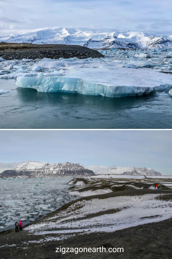 Laguna di Jokulsarlon Inverno Islanda Pin di viaggio