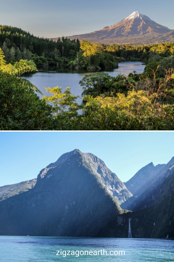 Nova Zelândia Ilha do Norte ou Ilha do Sul Nova Zelândia Viagem Pin2