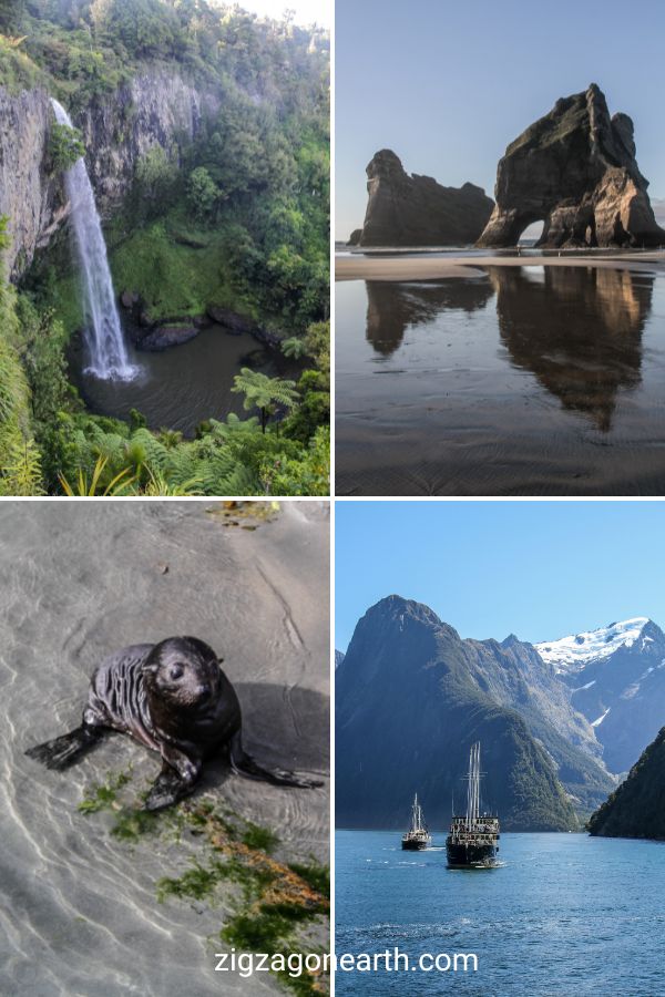 New Zealands landskaber i fotos (50 mest fantastiske NZ-landskaber)