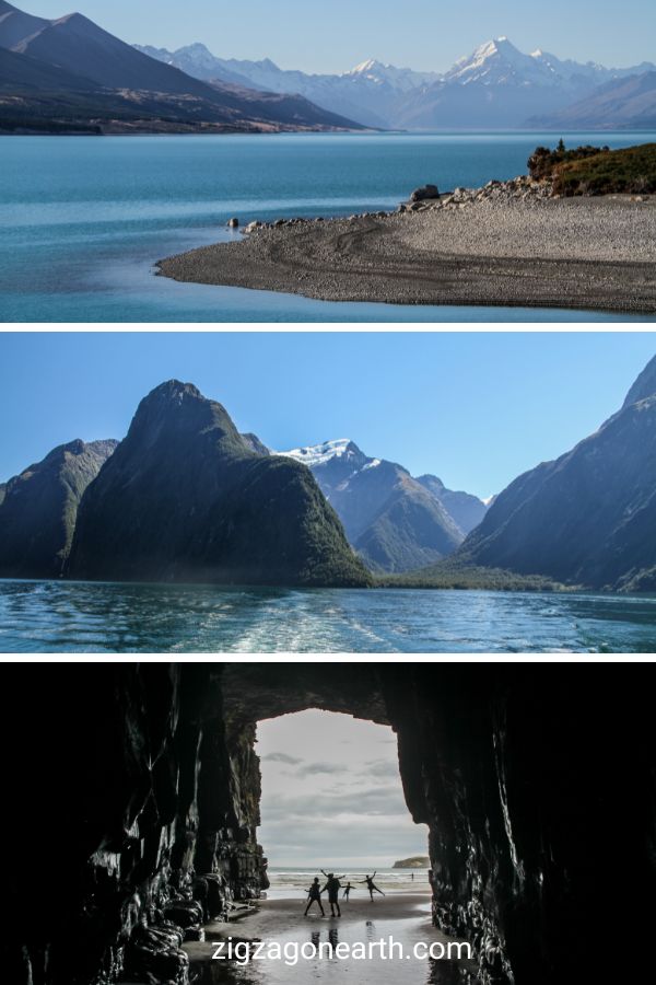 Rejserute til Sydøen i New Zealand - 4+ muligheder