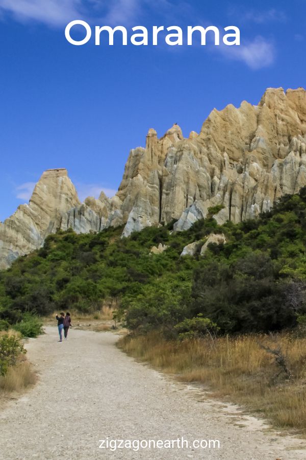 Omarama Clay Cliffs Nieuw-Zeeland Reizen